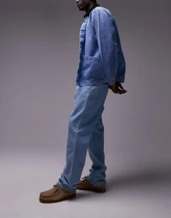 Carhartt WIP Nolan Relaxed Straight Leg Jeans In Dark Blue For Men -Carhartt WIP Sales 206639189 3