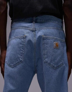 Carhartt WIP Nolan Relaxed Straight Leg Jeans In Dark Blue For Men -Carhartt WIP Sales 206639189 4