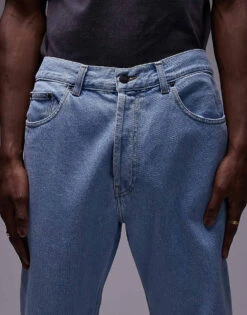 Carhartt WIP Nolan Relaxed Straight Leg Jeans In Dark Blue For Men -Carhartt WIP Sales 206639189 5