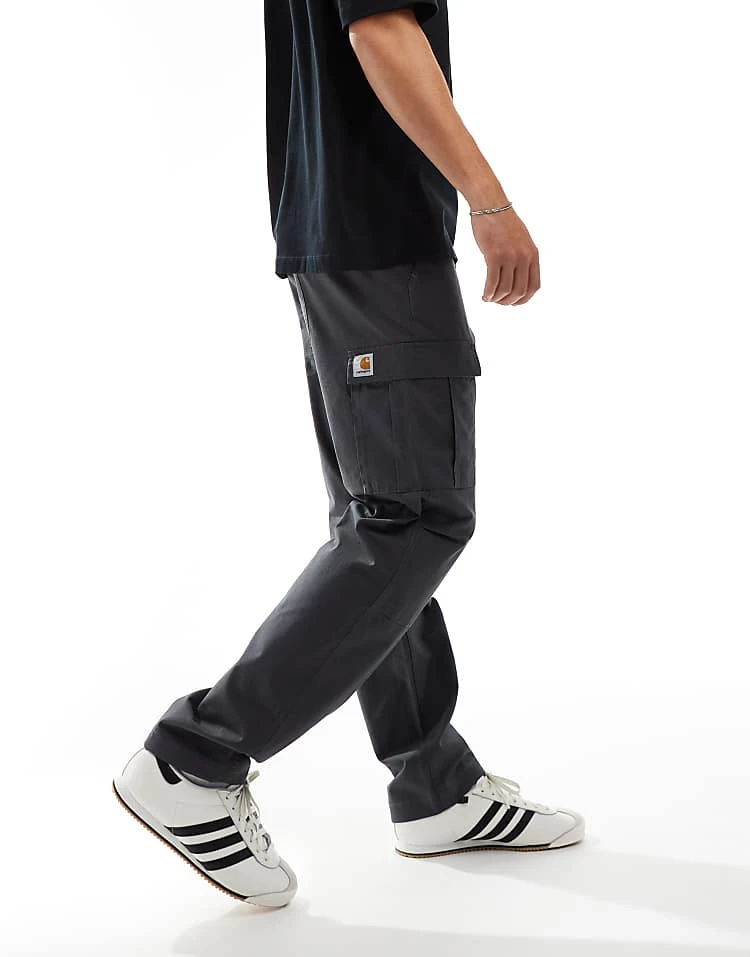 Carhartt WIP Aviation Slim Fit Trousers In Grey For Men 6 Carhartt WIP Aviation Slim Fit Trousers In Grey For Men - Image 6