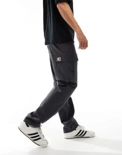 Carhartt WIP Aviation Slim Fit Trousers In Grey For Men