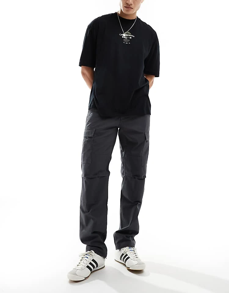 Carhartt WIP Aviation Slim Fit Trousers In Grey For Men 4 Carhartt WIP Aviation Slim Fit Trousers In Grey For Men - Image 4