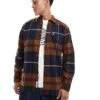 Carhartt WIP Long Sleeve Garnett Checked Shirt In Brown Multi For Men