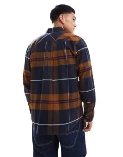 Carhartt WIP Long Sleeve Garnett Checked Shirt In Brown Multi For Men -Carhartt WIP Sales 206639285 2