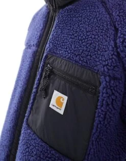 Carhartt WIP Prentis Borg Liner Zip Up Jacket In Purple For Men -Carhartt WIP Sales 206639293 4