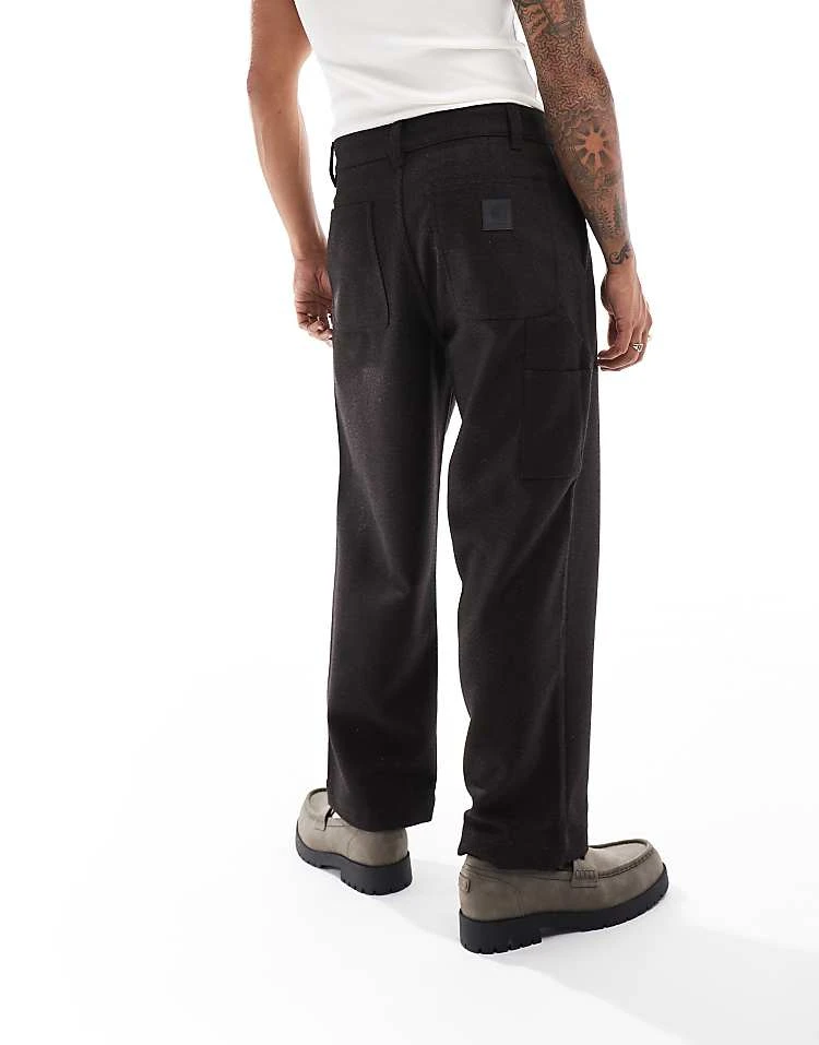 Carhartt WIP Truman Relaxed Fit Trousers In Dark Brown For Men 3 Carhartt WIP Truman Relaxed Fit Trousers In Dark Brown For Men - Image 3