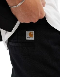 Carhartt WIP Master Relaxed Fit Trousers In Black For Men -Carhartt WIP Sales 206639364 3