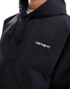 Carhartt WIP Hooded Coach Jacket In Black For Men -Carhartt WIP Sales 206639515 3