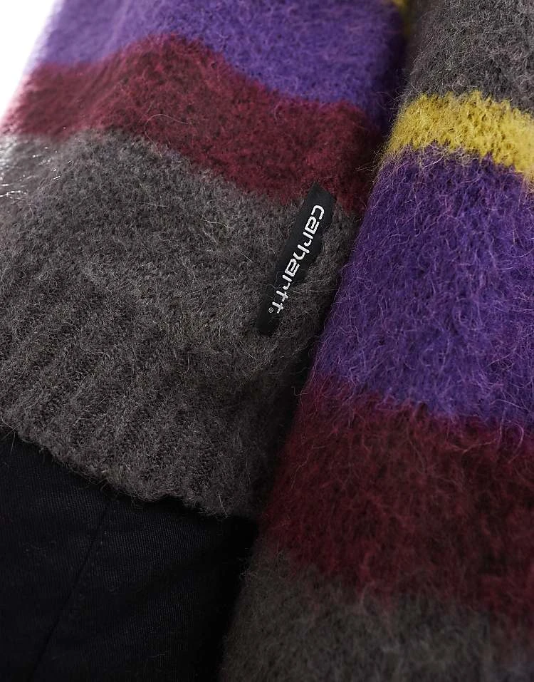 Carhartt WIP Merton Stripe Jumper In Beige Multi For Men 3 Carhartt WIP Merton Stripe Jumper In Beige Multi For Men - Image 3