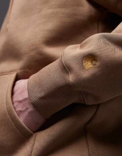 Carhartt WIP Chase Hoodie In Beige For Men -Carhartt WIP Sales 206639532 3