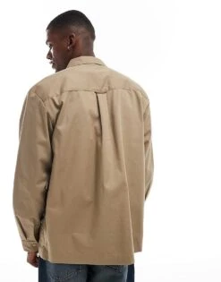 Carhartt WIP Long Sleeve Craft Shirt In Beige For Men 8 Carhartt WIP Long Sleeve Craft Shirt In Beige For Men -Carhartt WIP Sales 206639541 4