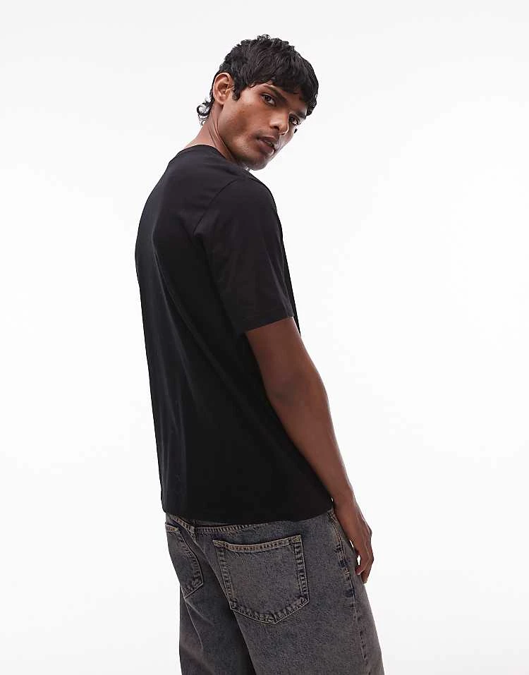 Carhartt WIP Short Sleeve Pudding T-shirt In Black For Men 2 Carhartt WIP Short Sleeve Pudding T-shirt In Black For Men - Image 2