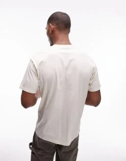 Carhartt WIP Short Sleeve Greatest Flicks T-shirt In Beige For Men -Carhartt WIP Sales 207485874 3