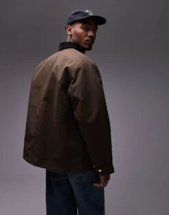 Carhartt WIP Clapton Jacket In Brown For Men -Carhartt WIP Sales 207485890 4