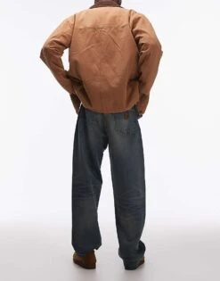 Carhartt WIP Landon Loose Straight Jeans In Vintage Wash For Men -Carhartt WIP Sales 207485898 2