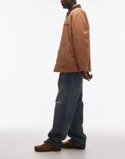 Carhartt WIP Landon Loose Straight Jeans In Vintage Wash For Men -Carhartt WIP Sales 207485898 3