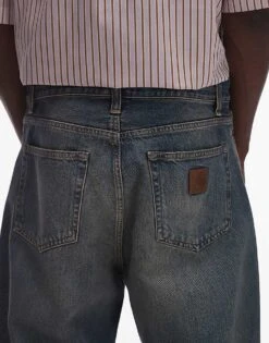 Carhartt WIP Landon Loose Straight Jeans In Vintage Wash For Men -Carhartt WIP Sales 207485898 4