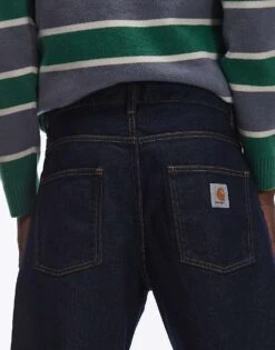 Carhartt WIP Newel Relaxed Tapered Jeans In Dark Wash For Men -Carhartt WIP Sales 207485914 4