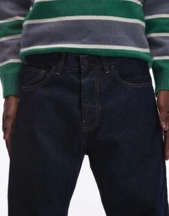 Carhartt WIP Newel Relaxed Tapered Jeans In Dark Wash For Men -Carhartt WIP Sales 207485914 5