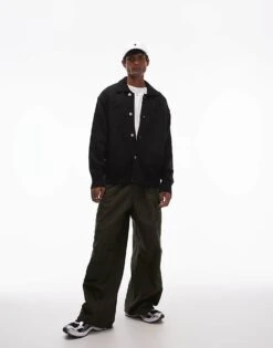 Carhartt WIP Santa Fe Cardigan In Black For Men -Carhartt WIP Sales 207485998 2