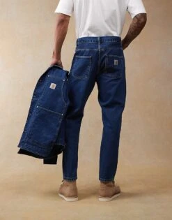 Carhartt WIP Newel Relaxed Tapered Jeans In Mid Wash For Men -Carhartt WIP Sales 207486014 3