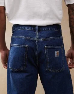 Carhartt WIP Newel Relaxed Tapered Jeans In Mid Wash For Men -Carhartt WIP Sales 207486014 4