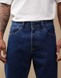 Carhartt WIP Newel Relaxed Tapered Jeans In Mid Wash For Men -Carhartt WIP Sales 207486014 5