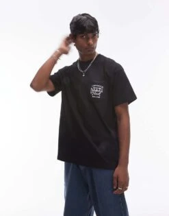 Carhartt WIP Short Sleeve Fragments Pocket T-shirt In Black For Men 9 Carhartt WIP Short Sleeve Fragments Pocket T-shirt In Black For Men -Carhartt WIP Sales 207486022 1 black 1