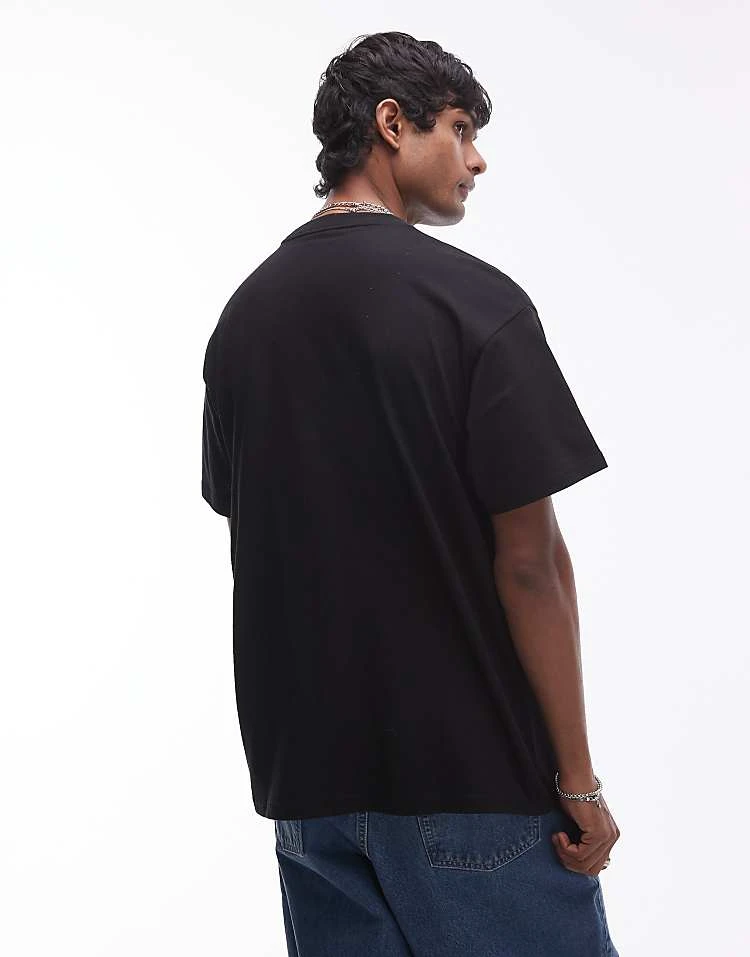 Carhartt WIP Short Sleeve Fragments Pocket T-shirt In Black For Men 4 Carhartt WIP Short Sleeve Fragments Pocket T-shirt In Black For Men - Image 4