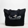 Carhartt WIP Canvas Graphic Tote In Black For Unisex