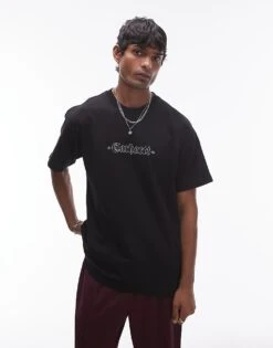 Carhartt WIP Short Sleeve Greatest Hits T-shirt In Black For Men -Carhartt WIP Sales 207486199 3