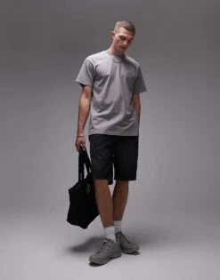 Carhartt WIP American Script T-Shirt In Grey For Men Light Grey -Carhartt WIP Sales 207486261 3