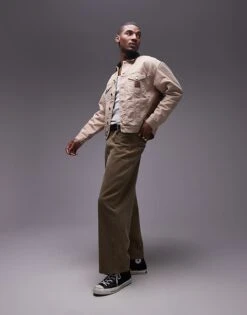 Carhartt WIP Dayton Trucker Jacket In Beige For Men -Carhartt WIP Sales 207486321 3