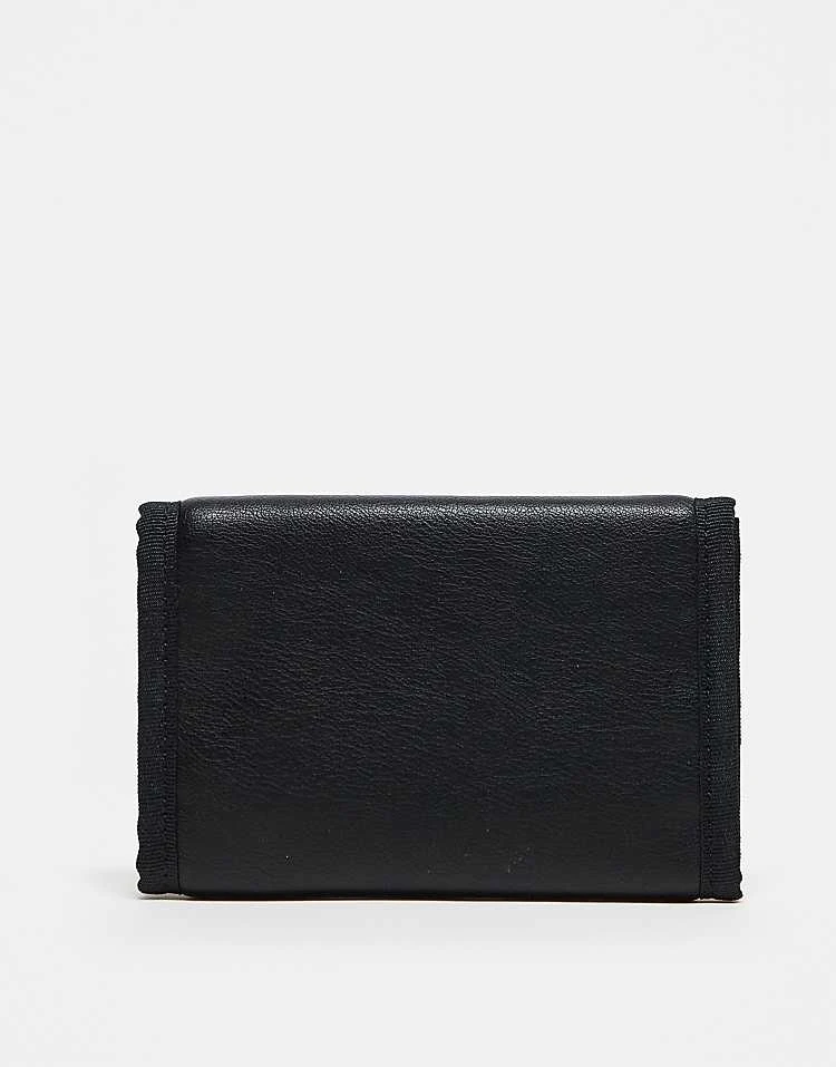 Carhartt WIP Norwich Wallet In Faux Leather For Unisex Black 3 Carhartt WIP Norwich Wallet In Faux Leather For Unisex Black - Image 3