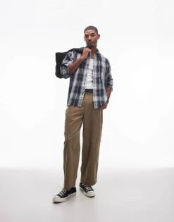 Carhartt WIP Long Sleeve Blanton Shirt In Navy For Men