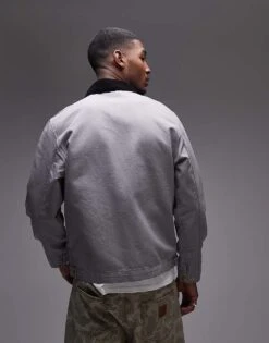 Carhartt WIP Detroit Jacket In Grey For Men -Carhartt WIP Sales 207486497 3