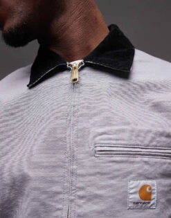 Carhartt WIP Detroit Jacket In Grey For Men -Carhartt WIP Sales 207486497 4