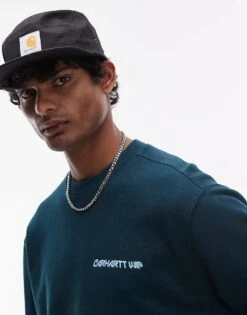 Carhartt WIP Greatest Flicks Sweatshirt In Green For Men Mid Green -Carhartt WIP Sales 207486498 3