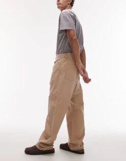 Carhartt WIP Landon Loose Straight Jeans In Beige For Men -Carhartt WIP Sales 207486572 3