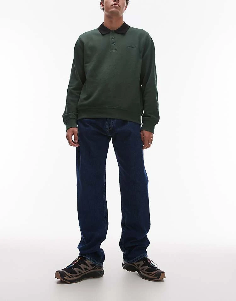 Carhartt WIP Nolan Straight Jeans In Blue Wash For Men 1 Carhartt WIP Nolan Straight Jeans In Blue Wash For Men