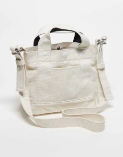 Carhartt WIP Drewe Tote With Heart Logo In Cream For Unisex -Carhartt WIP Sales 207882126 3
