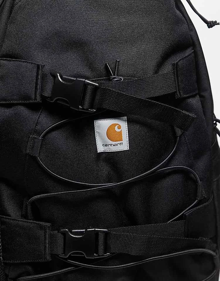 Carhartt WIP Kickflip Backpack In Black For Unisex 2 Carhartt WIP Kickflip Backpack In Black For Unisex - Image 2