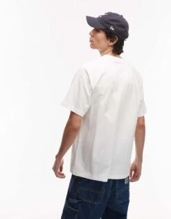 Carhartt WIP Logo T-shirt In White For Men -Carhartt WIP Sales 207889525 4