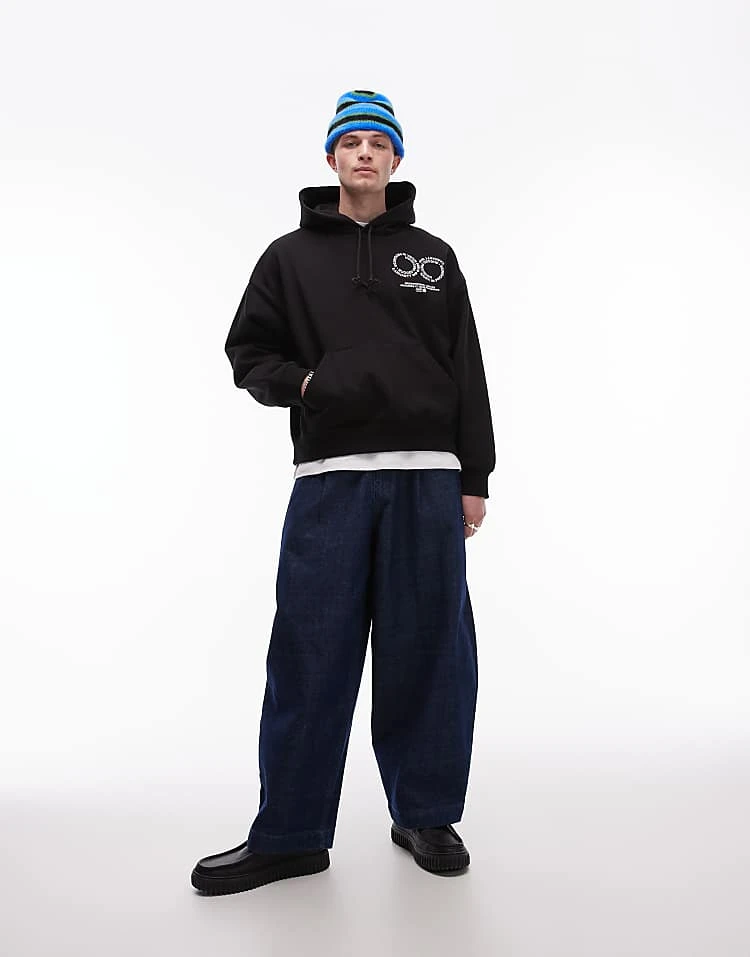 Carhartt WIP Rotation Graphic Hoodie In Black For Men 3 Carhartt WIP Rotation Graphic Hoodie In Black For Men - Image 3