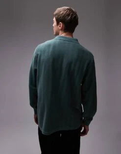 Carhartt WIP Morrison Long Sleeve Rugby Shirt In Green For Men 7 Carhartt WIP Morrison Long Sleeve Rugby Shirt In Green For Men -Carhartt WIP Sales 207889666 3