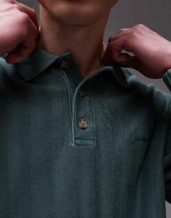 Carhartt WIP Morrison Long Sleeve Rugby Shirt In Green For Men 8 Carhartt WIP Morrison Long Sleeve Rugby Shirt In Green For Men -Carhartt WIP Sales 207889666 4