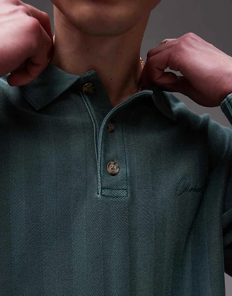 Carhartt WIP Morrison Long Sleeve Rugby Shirt In Green For Men 4 Carhartt WIP Morrison Long Sleeve Rugby Shirt In Green For Men - Image 4