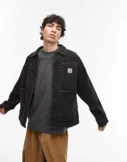 Carhartt WIP Og Double Front Denim Jacket In Black For Men -Carhartt WIP Sales 207889714 1 black 1