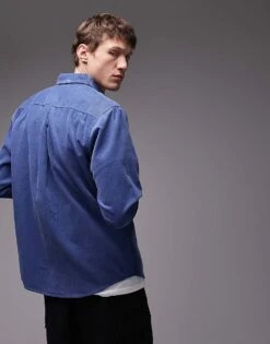 Carhartt WIP Madison Cord Shirt In Blue For Men -Carhartt WIP Sales 207889902 4