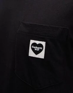 Carhartt WIP Pocket Heart T-shirt In Black For Men 8 Carhartt WIP Pocket Heart T-shirt In Black For Men -Carhartt WIP Sales 207889981 4